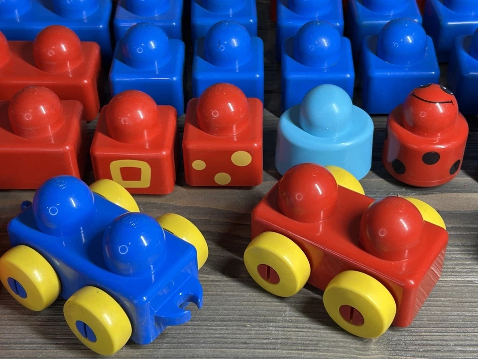 Lego Duplo Primo Bebé Bloques de Construcción Lote Niño Bebé 37 Piezas Agitadores Coches 2 Foto 2 de 3