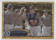2012 Topps Gold Sparkle Nick Hundley #312 0c4