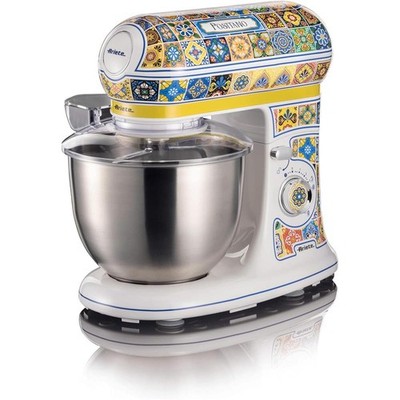 Ariete 1588 Küchenmaschine Positano Knetmaschine 5,5L Edelstahlschüsse2400W