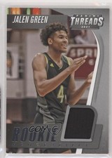2021-22 Panini Chronicles Draft Picks Threads Rookie Memorabilia Jalen Green 0l1