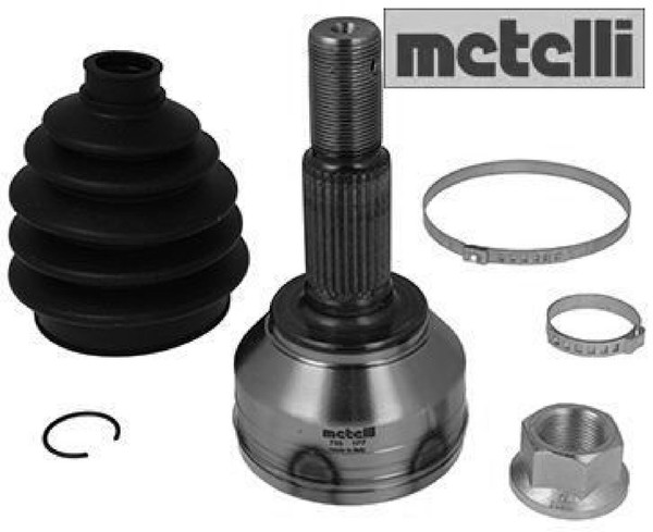 Metelli 15-1785 Gelenksatz FüR Antriebswelle Vorderachse Vorne FüR Nissan-image