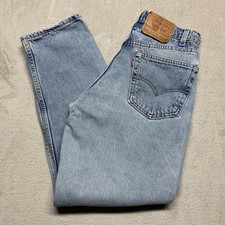 Vintage Levi  s 550 Relaxed Fit USA Denim Jeans 32x31 Fits 30x30 Red Tab 90's