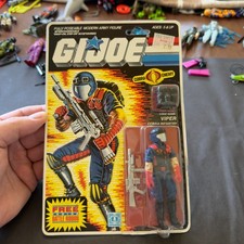 1986 HASBRO GI JOE COBRA VIPERS v1 SEALED CARDED FIGURE MOSC MT