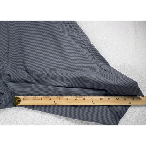 Pantalones Cortos de Golf Nike Para Hombre 34 Rayas Gris Swoosh Rendimiento Informales Preppy - Imagen 5 de 7