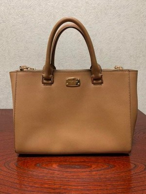Michael Kors Tasche braun PVC Leder Logo kostenloser Versand aus Japan JPN