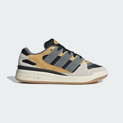 Size 10- Adidas Originals Unisex Forum 2000 Shoes, Core Black/Oat/Off White.