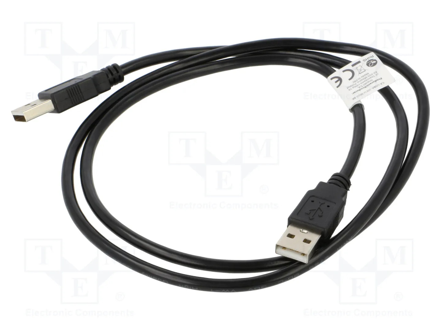 Lanberg CA-USBA-20CU-0010-BK USB Kabel USB 2.0 (1 m, USB 2.0), USB Kabel - Bild 6