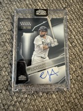 Topps Chrome Black Jonathan Aranda #CBA-JA Refractor Autograph Rays 2026 /199