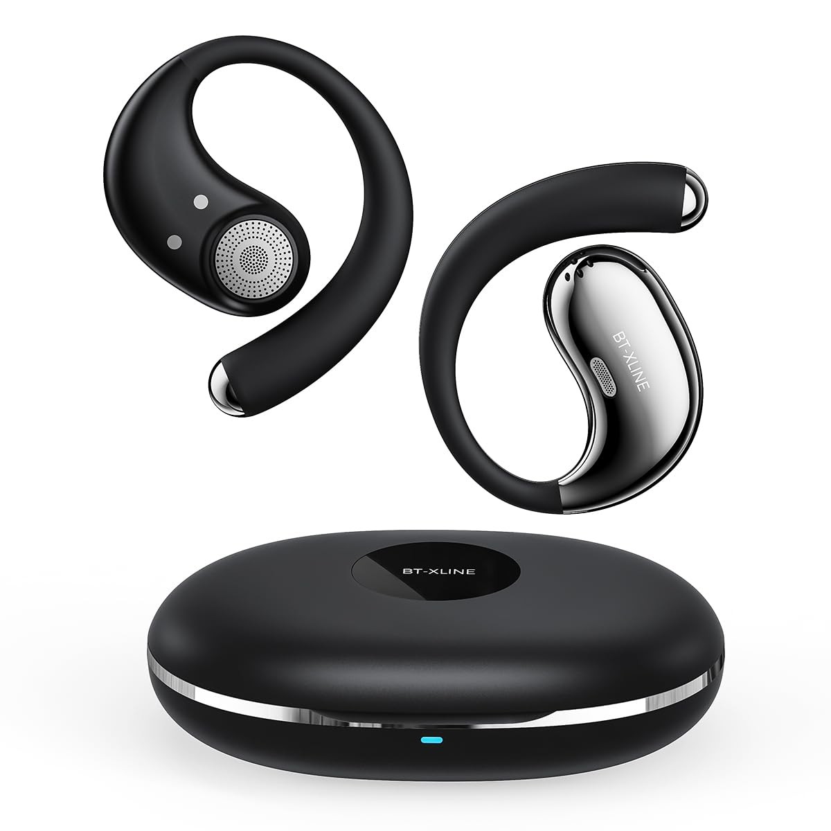 Wireless Bluetooth 6.0 Open Ear Clip-On Earbuds with 36H Battery Life-image