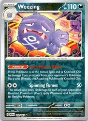 Weezing 110/165 Reverse Holo SV: Scarlet & Violet 151