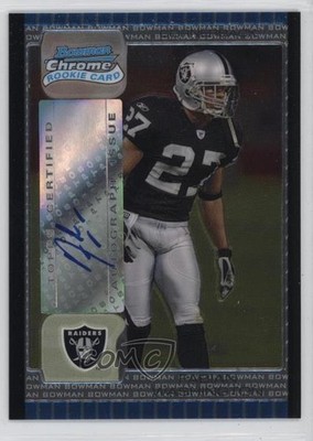 2005 Bowman Chrome Fabian Washington #234 Rookie Auto RC 14tz
