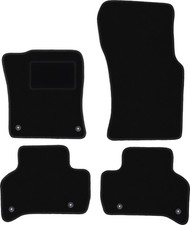 Fußmatten Automatten Velours Schwarz für Jaguar XE 2015- 4-tlg
