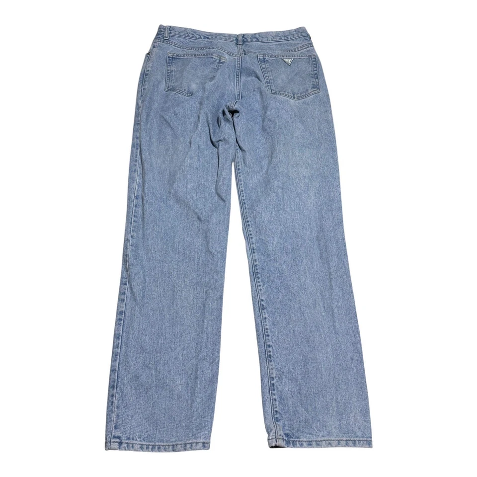 Vintage 2000s Guess 100% Cotton Straight Leg Jeans Men's 36 (Fits 35x31.5) - Image 2 of 4
