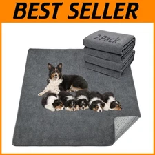 Fast Absorbent Pet Whelping Pads, 2 Pack