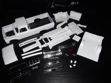 1/25 scale Model car parts AMT F-100 Pickup truck Body Chassis interior