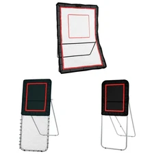 Uimoso 5/3/4x7/8/4ft Lacrosse Baseball Rebounder Softball Bounce Pinchback Net