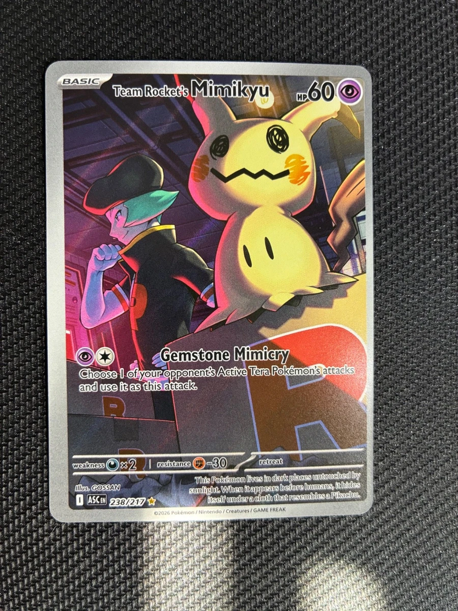 Preços baixos em Cartões TCG Team Rocket's Mimikyu Pokémon | eBay