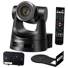 20X-SDI Simultaneous 3G-SDI/HDMI PTZ Camera 1080p w/PoE 60 fps, 20x Black