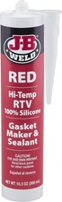 J-B Weld 31914 Red High Temperature RTV Silicone Gasket Maker and Sealant - 10.3