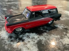 Johnny Lightning 1959 Red Black Amc Rambler Wagon - Rubber Tires 164