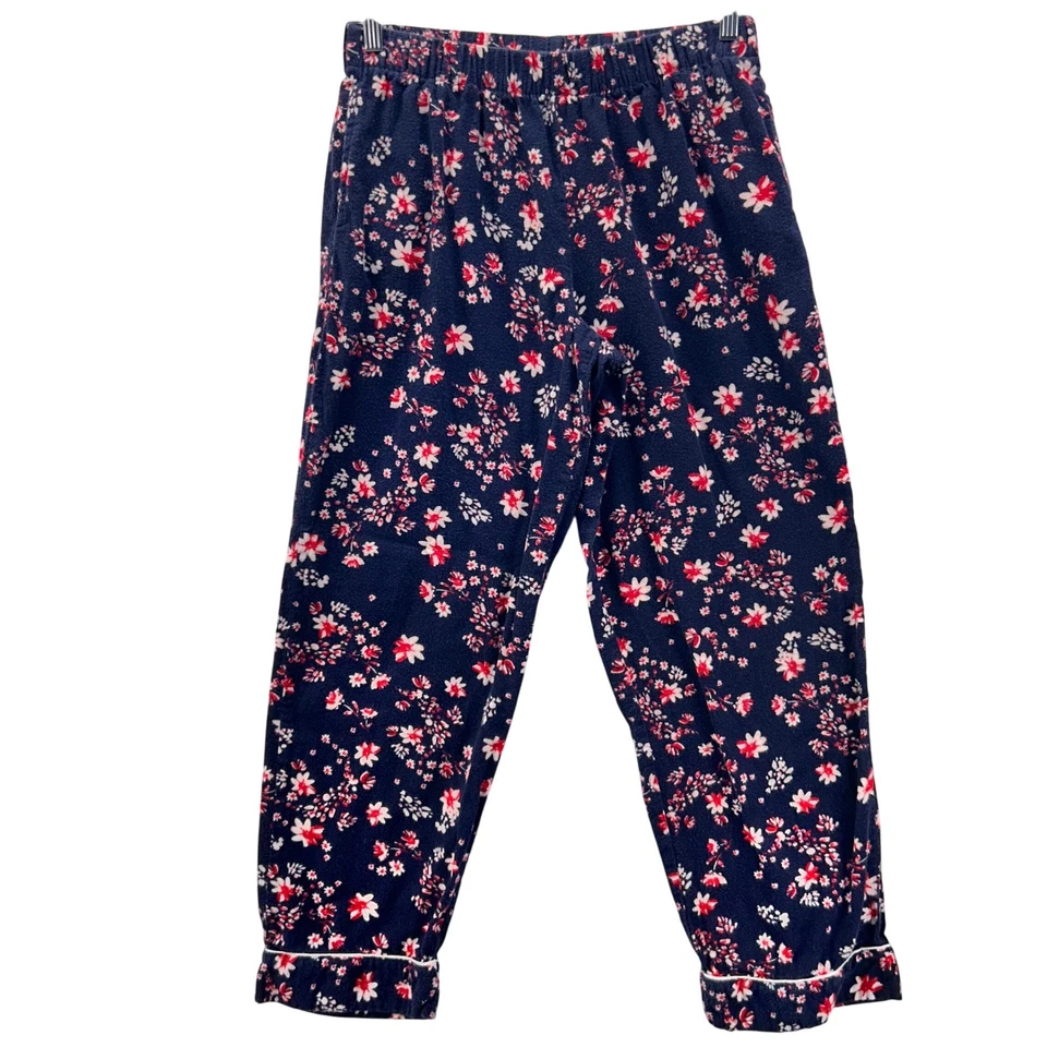 Conjunto de pijama para mujer Liz Claiborne talla mediana estampado floral franela cálido acogedor Foto 3 de 4