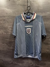England 1996 1997 Away Umbro Footbal Soccer Jersey Shirt Size M