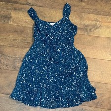 Franki by Francesca  s Girls Floral Blue Dress in Youth Size 8