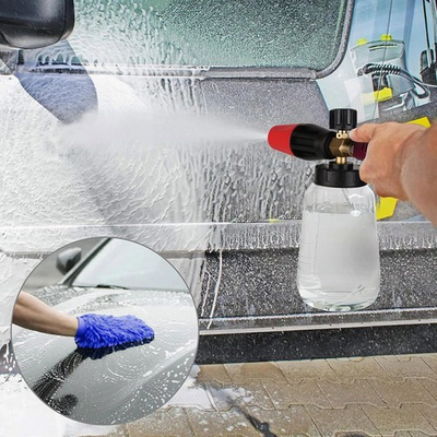 #ad #ad 1 4quot; Snow Foam Pressure Washer Gun Car Wash Soap Lance Cannon Spray Jet Bottle $17.04