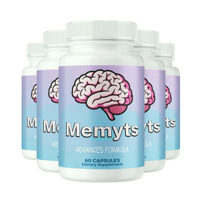 5-Pack Memyts Supplement Capsules   Memyts Natural Memory Support - 300 Capsules