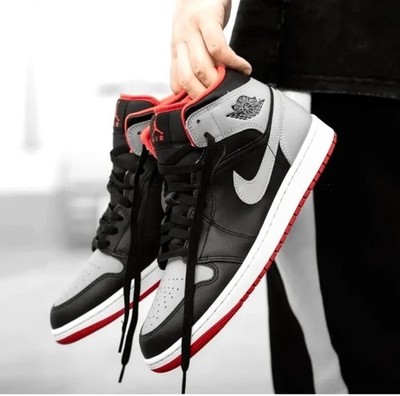 Nike Air Jordan 1 Mid Bred Shadow, Size 8.5，DQ8426 006