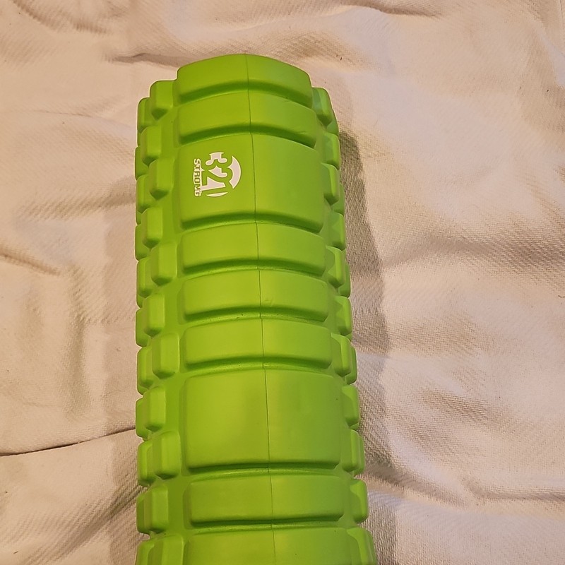 Massage Grid Foam Roller Green Muscle Recovery