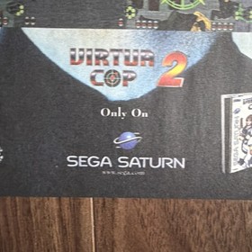 Virtua Cop 2 Sega Saturn Vintage Video Game Print Ad Promo Art Arcade Shooter