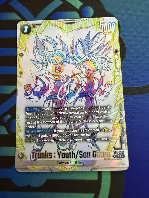 Trunks Youth/son Goten Dragonball Story Booster 01 ST01-058