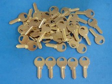 LOT OF FIFTY LOCKSMITH M1 KEY BLANKS FITS MASTER BRASS MADE IN USA