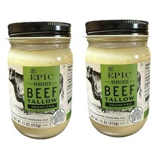 Epic Beef Tallow Grass Fed, 11oz pack of 2