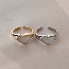 Damen Ring 925 Silber Herz Liebe Trauringe Verlobungsring Gold Silber Ring