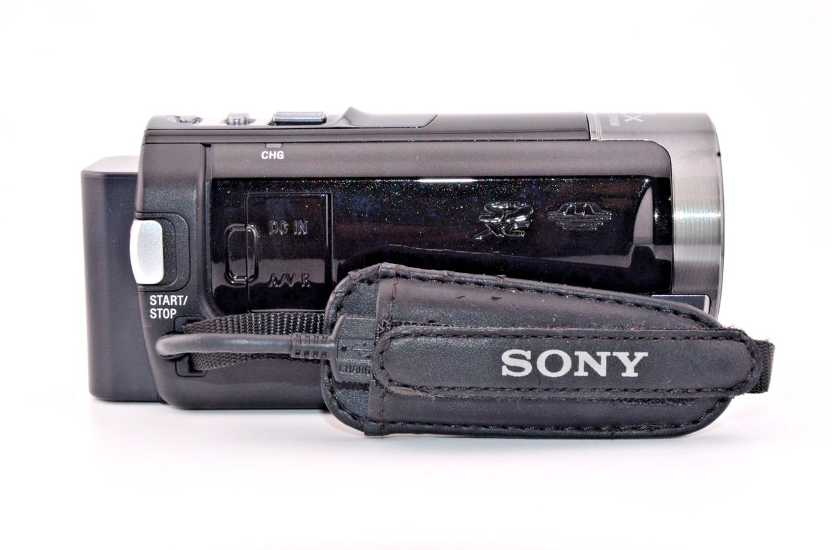 SONY HDR-CX180 Handycam Full HD Camcorder Silver Tested Working