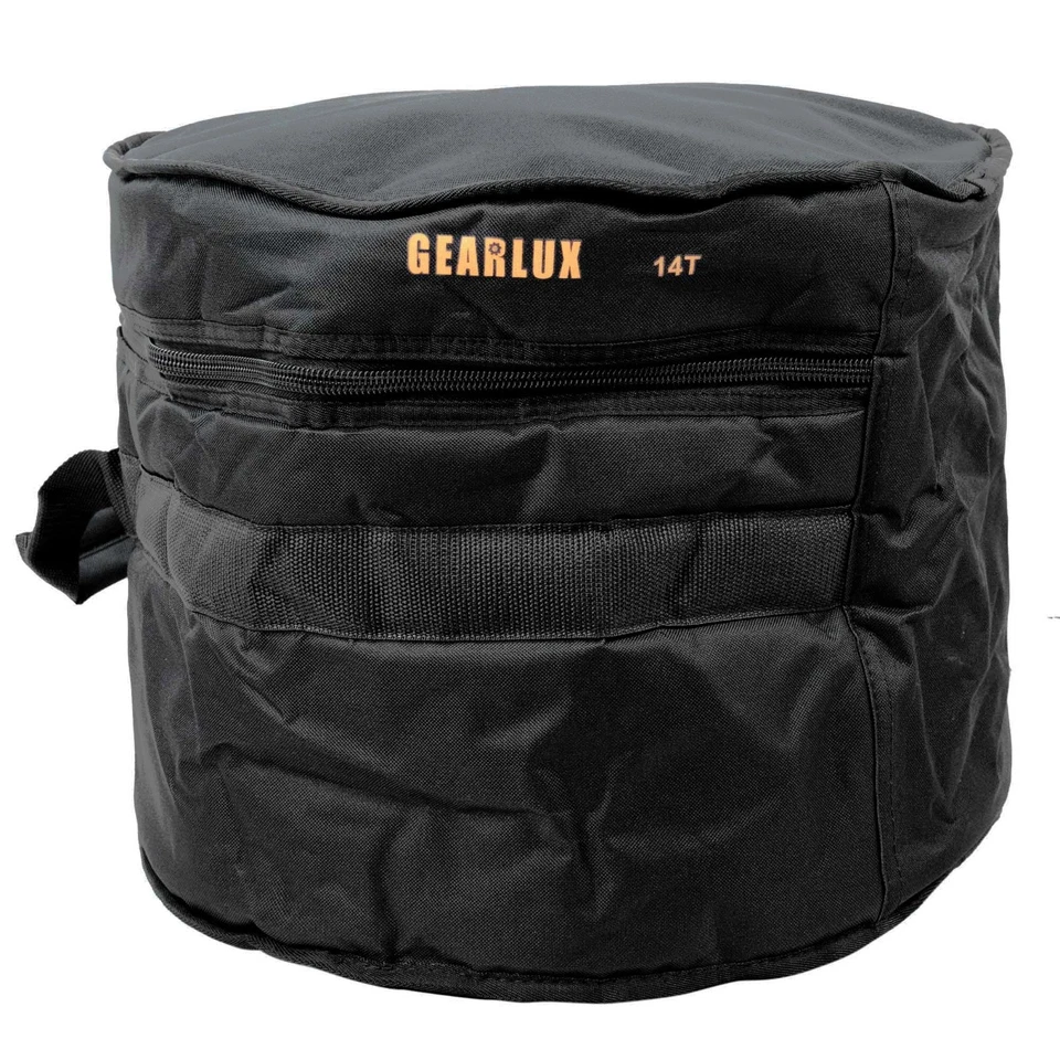Juego de bolsa de batería Gearlux de 5 piezas para Tom de 10", Tom de 12", Tom de 14", Caja de 14" y 22" B Foto 3 de 4