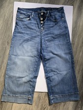 Women's J Jill High Rise Full Leg Cropped Jeans Size 12 P