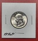 1946 P Washington Silver Quarter, Choice to Gem Uncirculated.