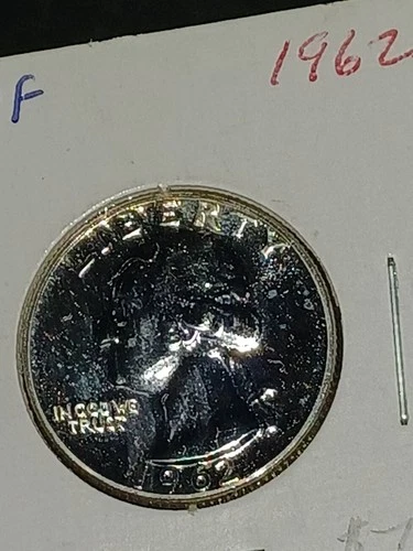 1962 Washington Quarter Proof Silver 90%