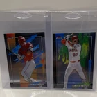 Topps Finest Mike Trout Major League Performance 2-Card Lot Angels #114/60 2025