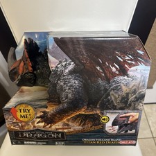 How to Train Your Dragon VOLCANO ISLAND TITAN RED DEATH 23" Figure Exclusive NEW