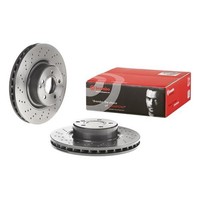 2X Brembo Bremsscheiben 330Mm Gelocht/Innenbel. Vorne Passend FÜR MERCEDES-BENZ