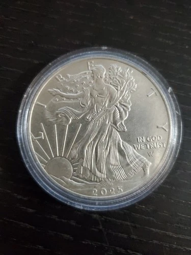 2025 American Silver Eagle - "Eagle Privy" 1 oz Gem Brilliant Uncirculated