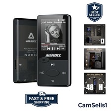 Mp3 Player with Bluetooth 5.3 HiFi Sound, Mp3 Player with FM Radio, Mini Musi...