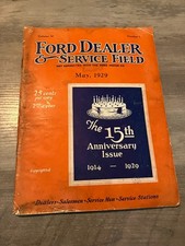 Vintage Ford Dealership Magazine Ford Dealer Service Field May 1929
