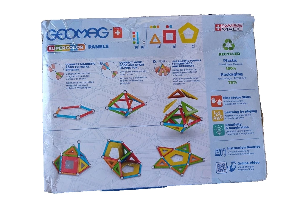 Geomag - SUPERCOLOR 60 Teile - Bild 2 von 2