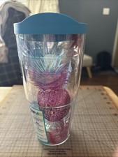 Tervis Watercolor Pineapples 24oz Tumbler With Travel Lid