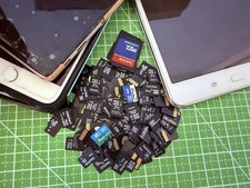 Used lot of 25 8GB microSD cards from recent cellphone/wholesale lot 1